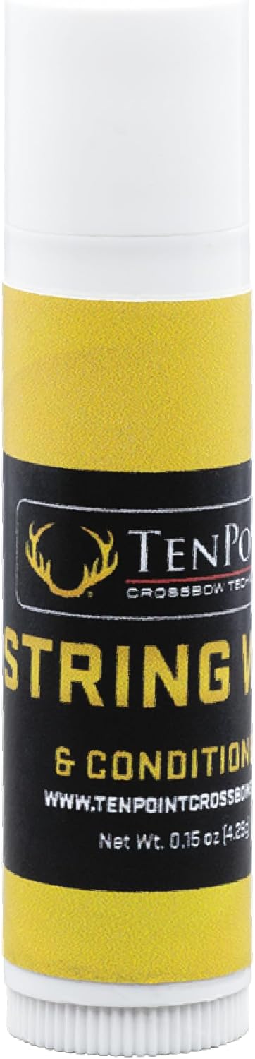 TenPoint String Wax & Conditioner, Lubricates & Extends Life of Crossbow Strings, All-Natural Components