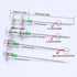 Whoasyst 2Pcs Luminously Squid Live Shrimp Hook Stainless Steel Umbrellas Fishing Cuttlefish Sleeve Squid Jigs Baits