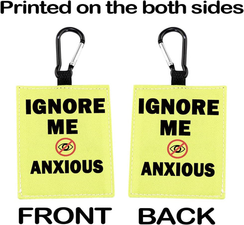 In Training Ignore/Ignore Me Anxious Alert Hanging Patch - Caution Stop Dog Alert Hanging Patches