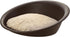 Richell Oval Pet Bed for Small Dogs & Cats, Brown, Flexible Waterproof Plastic Frame, Washable Polyester Cushion, 16.5
