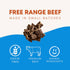 Beef Bites: All Natural Premium Air Dried Dog Training Treats, High Protein Dog Food Toppers, 16oz