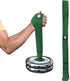 J Bryant Arm Wrestling Training Strap Belt for Wrist, Forearm, and Biceps Workouts, Compatible with 1 & 2 Inch Plates