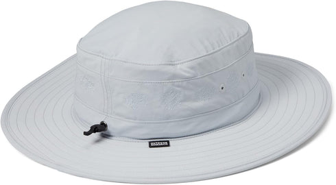 Outdoor Research Women's Solar Roller Sun Hat, S, Titanium-Rice Embroidery