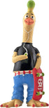 Ruffin' It Tony Mohawk Durable Latex Chicken Dog Toy, Small Size