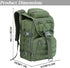 LIMHOO Military Tactical Backpack - 35L Hiking Trekking Rucksack, 3 Day Molle Assault Pack (Army Green)