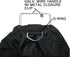 JCS Pack 24inch 30inch Full Nylon Cloth Lobster Bag with Mesh Bottom (for Drain) Wire Handle & D-Ring, x