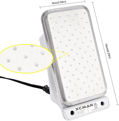 XCMAN Ski Snowboard Waxing Iron 120V 800W, Dimpled Base Plate, High Temperature Control Accuracy