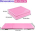 Matladin 6' 6ft 2ft 2in Folding Tri-fold Gymnastics Gym Exercise Aerobics Mat, x x PU Leather Tumbling Mats with Hook