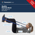 Sammons Preston Non-Latex Exercise Band, 5 Pack, Improve Strength, Dexterity, Flexibility, Set of 5 Resistance Levels
