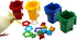 QBLEEV Conure Toys, Color Sorting Bin Bird Toys, Teaching Tool Box Parrot Toys, Trick Prop Training Education
