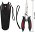Hikary Long Nose Fishing Pliers - Stainless Steel Hook Remover, Braid Cutter, Rustproof Multi-Tools for Fishing