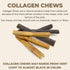 (6 Inch, 10 Pack) Bully Bunches Collagen Wrapped in Beef Bully Stick | Consistently Sized, All-Natural, Long Lasting