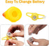 wonuu Rubber Duck Bike Bell, Squeeze Ducks with Helmet for Cycling and Motorcycle Accessories