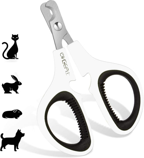 OneCut Pet Nail Clippers - Professional Cat & Kitten Claw Trimming Clippers, Sharp & Safe for Small Pets