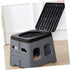INOOMP Portable Folding Toilet for Car Camping Lightweight and Compact Emergency Potty for Outdoor Travel and Camping