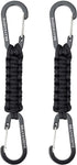 BRAVESHINE Paracord Keychain Carabiner Clip, D Ring Lanyard Hanger Stroller Hook for