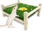 FlidRunest Wooden Rat Foraging Toys, Artificial Grass Foraging Mat for Rats, Safe
