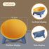 Tilted Cat Bowl 15° Slanted Non-Slip Raised Pet Food Bowl with Triangular Stand for Small Pets, 9.2 Ounces