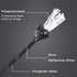 Hikeman 6 Pack Lightweight 4mm Outdoor Guy Lines Tent Cords with Aluminum Adjuster Tensioner Pouch for Camping, Hiking,