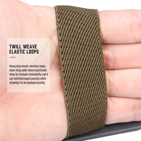 WYNEX Tactical Tourniquet Holder - MOLLE Compatible EMT Straps