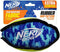 Nerf Dog 7in Tuff Rubber Dog Toy Football, Nylon Camo Plush Football, Green/Blue