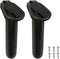 Kayak Fishing Flush Mount Rod Holders, Deck Plastic Pole Holder with Cap Cover and Screws, 2 Pcs