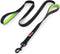 Dog Leash 6ft Long, Heavy Duty Traffic Padded Two Handle Lead for Control Safety Training, Black