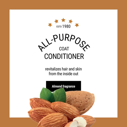 All-Purpose Coat Dog Conditioner, 16 oz - Natural Ingredients, Professional Grade, Loosens Tangles & Eliminates Static
