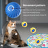 Interactive Cat Toy with Moving Ball and Sound Motion-Activated Play Mat with Hidden Ball Fun Hunting Toy for Indoor