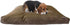 Dogbed4less Jumbo Extra Large Brown Microsuede External Cover, Waterproof Internal Case for Pet Dog Bed 55"X47"