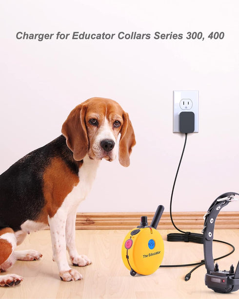 Training Collars Charger, Compatible with Educator Series 300, 400, RX, FOB, and BP-504 Barkless Training Collars