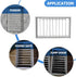 POPETPOP Pigeon Entrance Door, Iron Wire Bird Cage Door for Pigeon Breeding Supplies, White