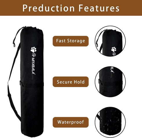 Dog Playpen Stakes Storage Bag, Organizer Bag with Carrying Strap for All Dog Pens (40 Inches)
