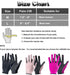 SUJAYU Full Finger Hiking & Cycling Gloves - Thin Gloves for Men & Women - UV Protection, Great for Adult Bikes