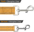 Joytale Double-Sided Reflective Dog Leash, 6 FT/5 FT/4 FT, Padded Handle for Small & Medium Dogs, Khaki