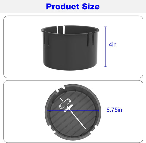 Kayaks Storage Bucket Container for Lifetime Kayak Storage, Fits Hatch Opening 6 7/8" - 2 Pack