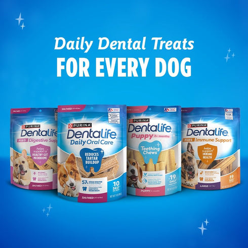 Pack 3 20-40 lbs., 22.5 oz. 30 each/90 30 DentaLife ActivFresh of Dog Chews for Small and Medium Dogs Dental Chews