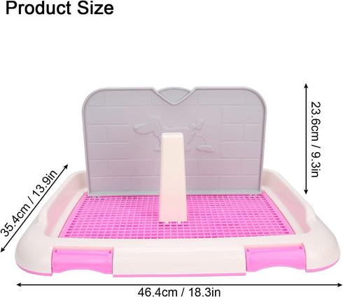 KIMISS Dog Toilet Indoor Puppy Training Toilet Cat Potty Fence Dog Scheduled Urination Potty Tray