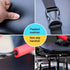 2-8 Wing Enterprises Bike Child Seat Carrier Back Mount, Rear Mount Bicycle Baby Seat with Armrests, Pedals, Padded