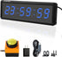 Independent Button Type Gym Interval Timer - 1.5-inch Blue, Suitable for Home, School, Gym Exercise, Weightlifting,