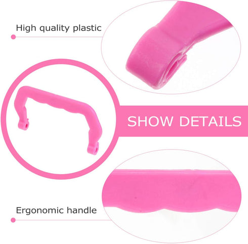 Zerodeko 10Pcs Pet Cage Handles - Replacement Parts Accessories, Easy Install, Comfortable to Hold for Dogs, Cats,