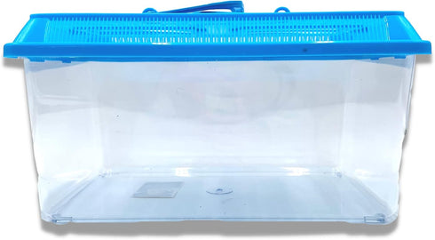 Needzo Hermit Crab Tank with Carrier Handles, Plastic Terrariums for Reptiles, Crabs,