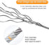 Tresbro 30FT Reflective Dog Tie Out Cable for Dogs Up to 250 Pounds, Lightweight Steel Wire Leash for Outdoor Use