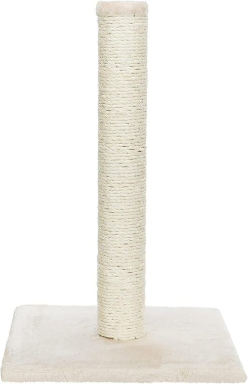 TRIXIE Parla Scratching Post - 24.5" Tall Durable Sisal Rope, Beige Cat Scratching Solution