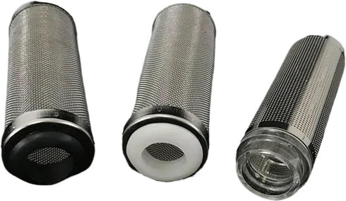 baoauh Aquarium Stainless Steel Mesh Filter Guard 10pcs Stainless Steel Filter Inlet Sleeve