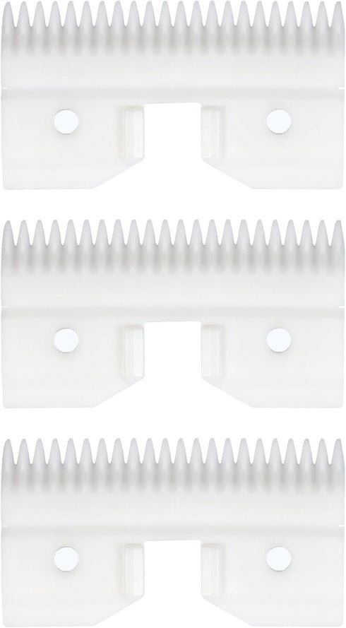 3PCS Ceramic Coarse Pet Replacement Blade Cutter for Andis 64440, Oster A5, and Wahl KM Series Clippers