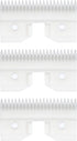 3PCS Ceramic Coarse Pet Replacement Blade Cutter for Andis 64440, Oster A5, and Wahl KM Series Clippers