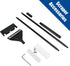 EQUIJUANCE 10 (25.6inch) Algae Scraper for Glass Aquariums - Adjustable Long Handle & Interchangeable Blades Aquarium