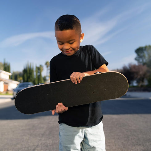 Rude Boyz 24 Inch Mini Cruiser Skateboard - Aluminium Trucks - Kids Skateboard Ages 5-8 for Beginners