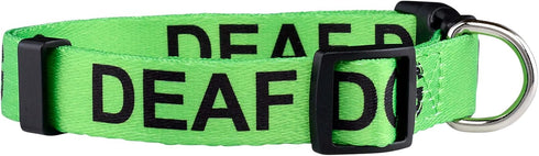 Hard of Hearing Warning Deaf Dog Collar (Small)
